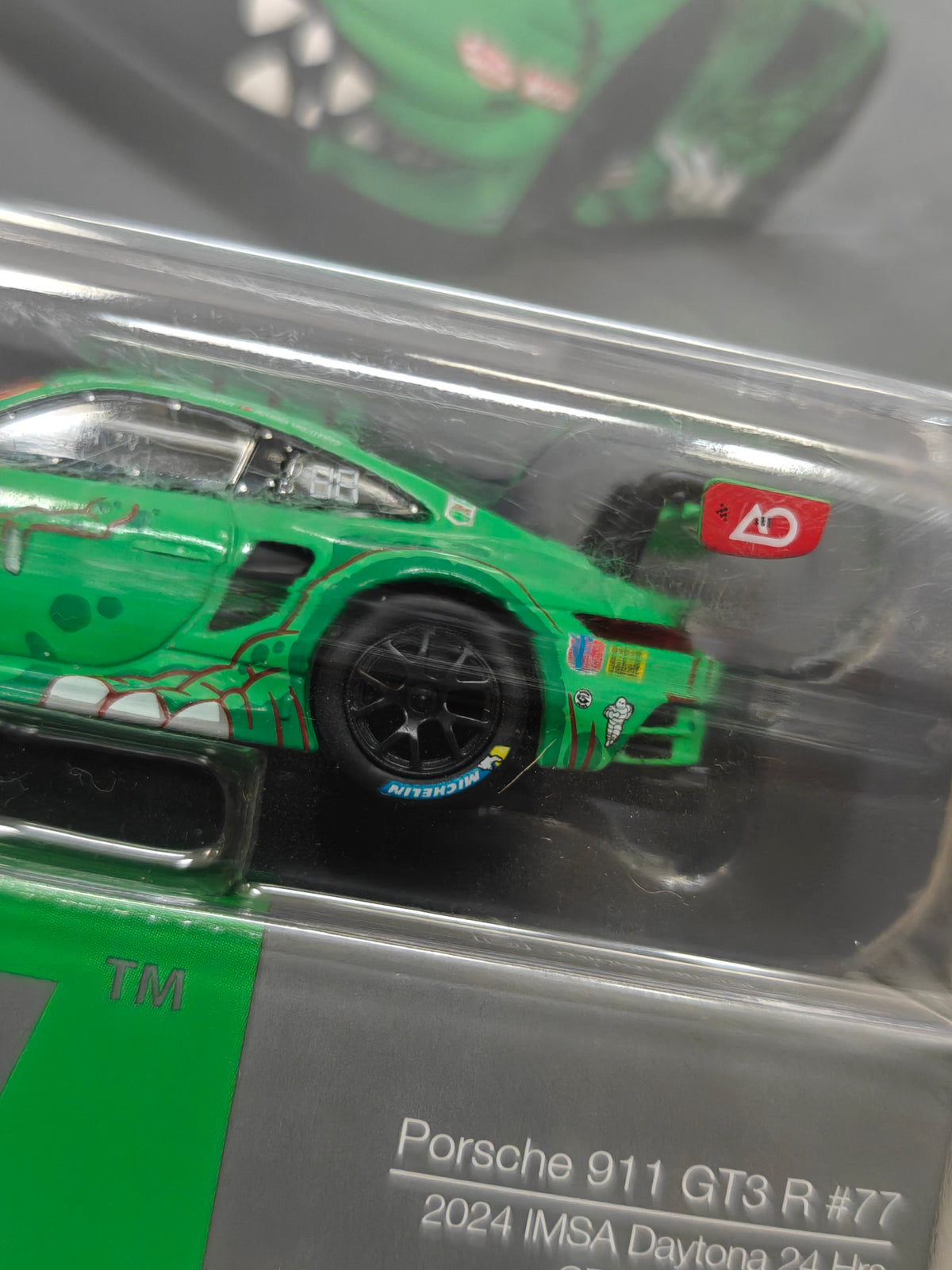 Mini GT Rexy Porsche 911 GT3 R #77 AO Racing #889 (GTD Pro 2nd Place)