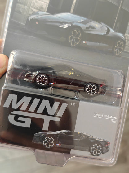 Mini GT Bugatti W16 Mistral (Black)