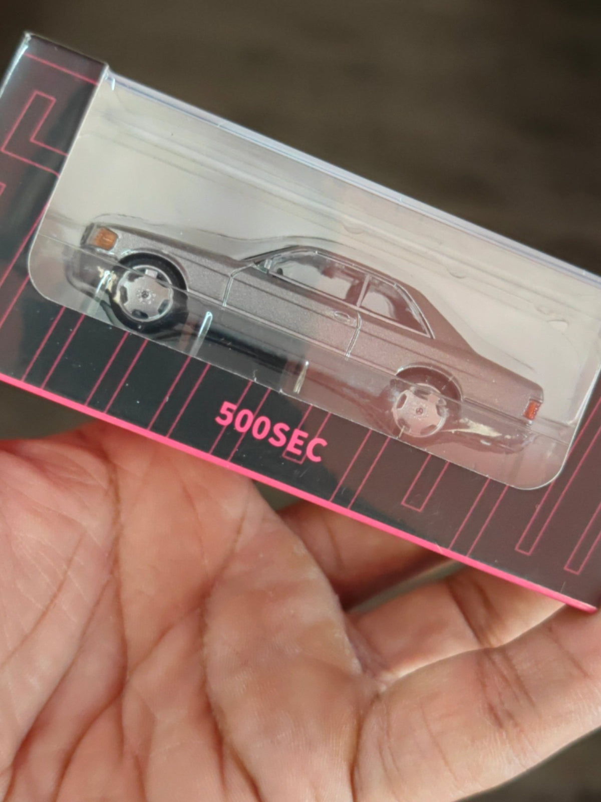 Shadow Mercedes-Benz 500 SEC - Silver (Sealed Box) - Kinder Logs
