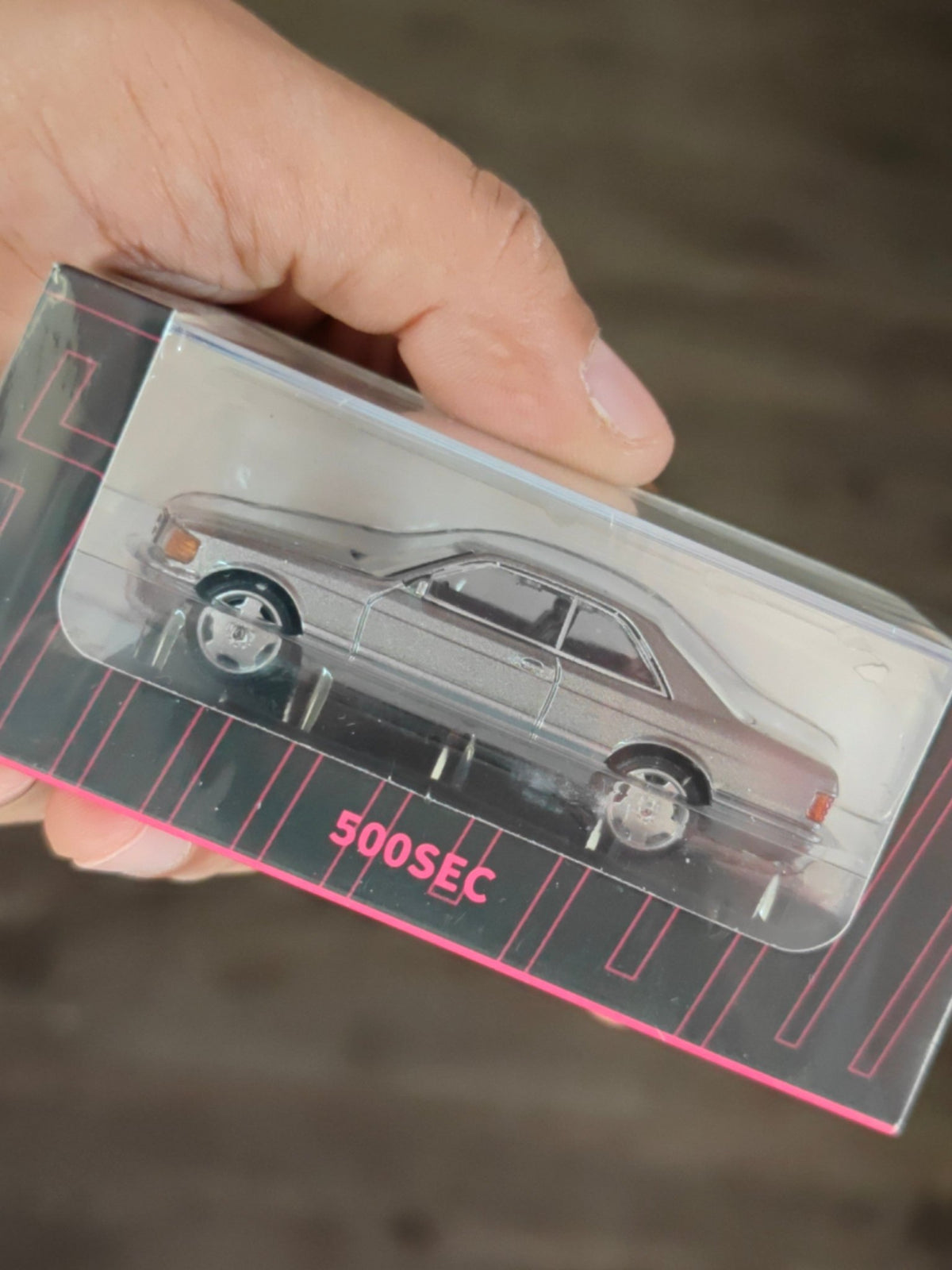 Shadow Mercedes-Benz 500 SEC - Silver (Sealed Box) - Kinder Logs