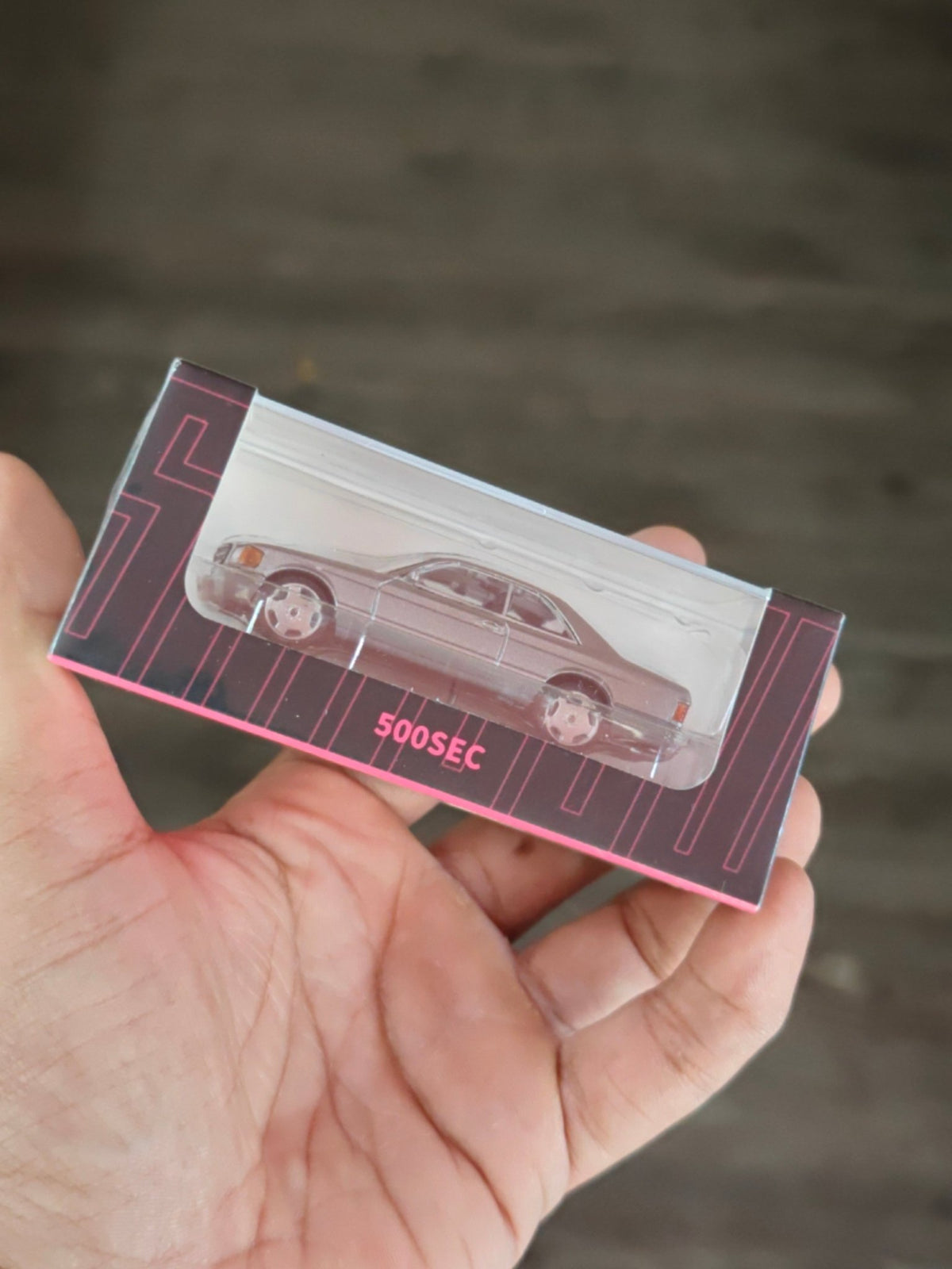 Shadow Mercedes-Benz 500 SEC - Silver (Sealed Box) - Kinder Logs