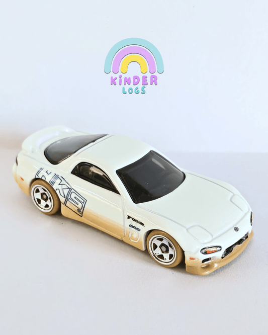 Silver Series Hot Wheels 1995 Mazda RX-7 F&F (Uncarded - New) - Kinder Logs