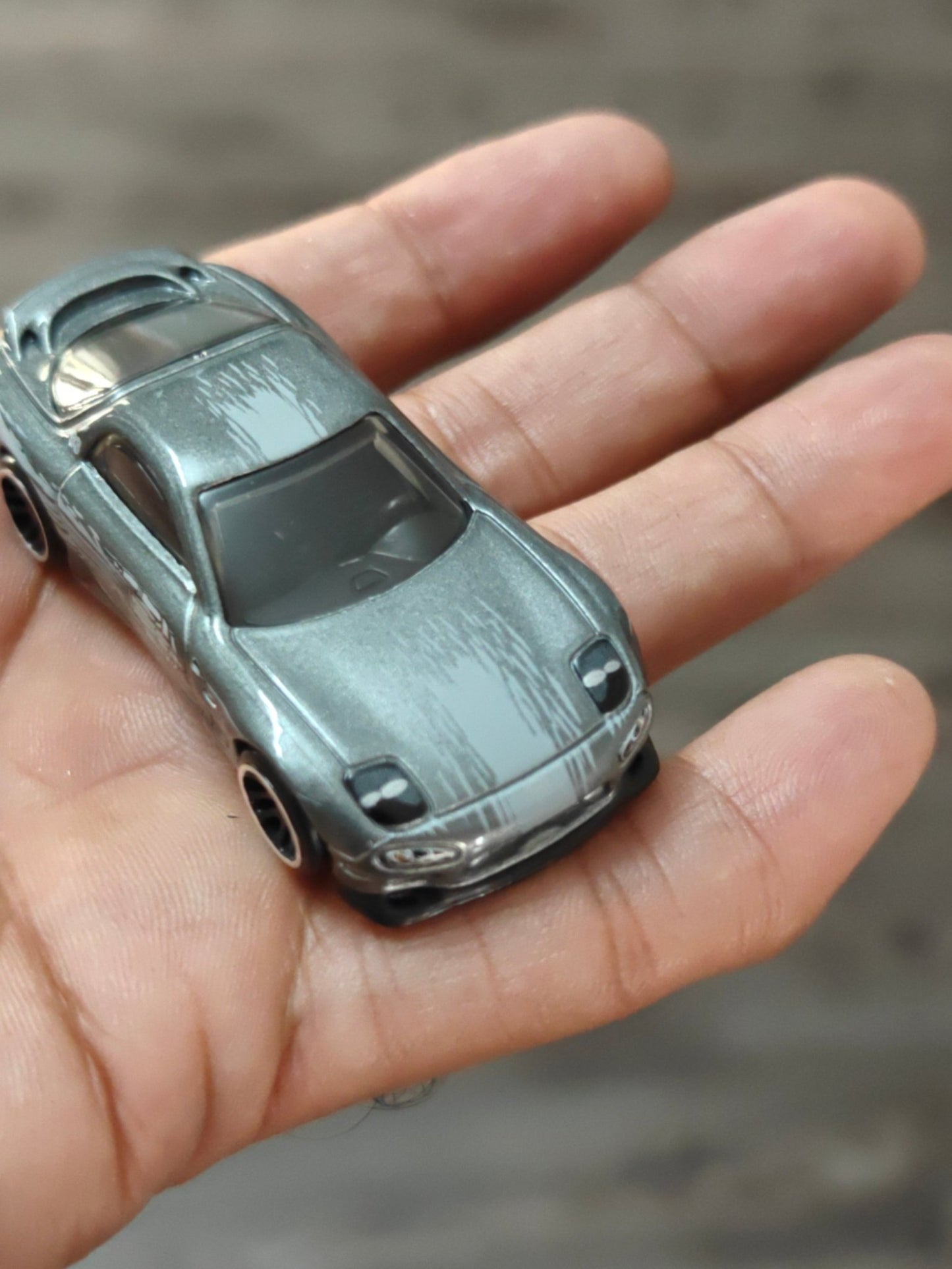 Silver Series Hot Wheels 1995 Mazda RX-7 (Uncarded - New) - Kinder Logs