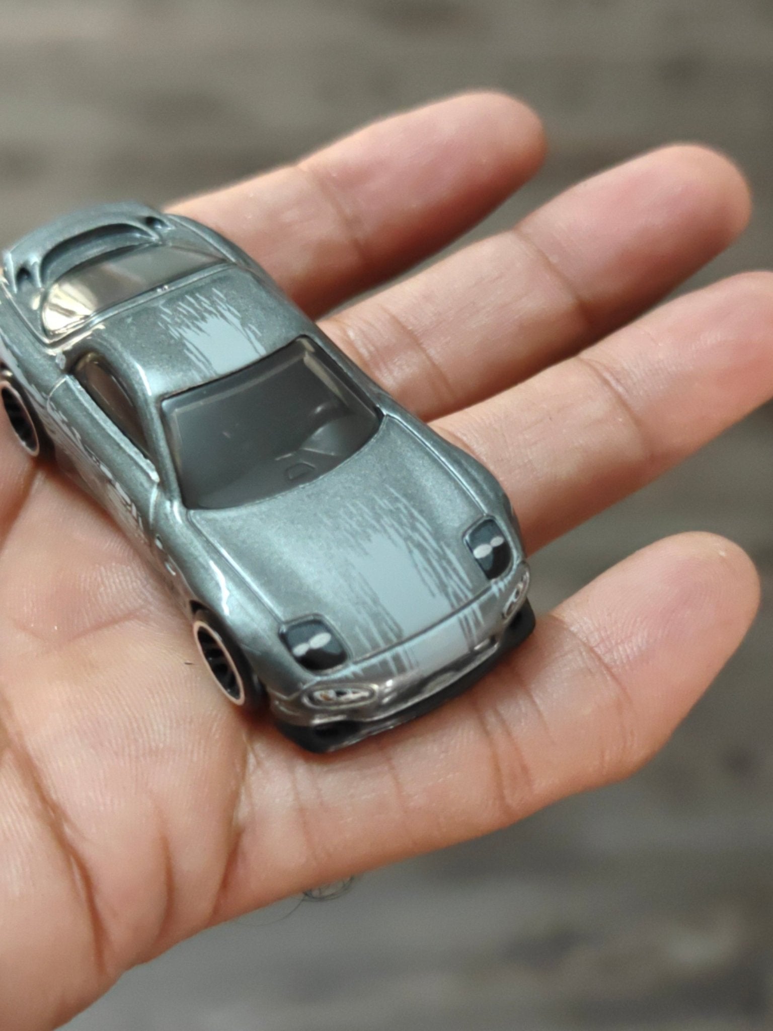 Silver Series Hot Wheels 1995 Mazda RX-7 (Uncarded - New) - Kinder Logs