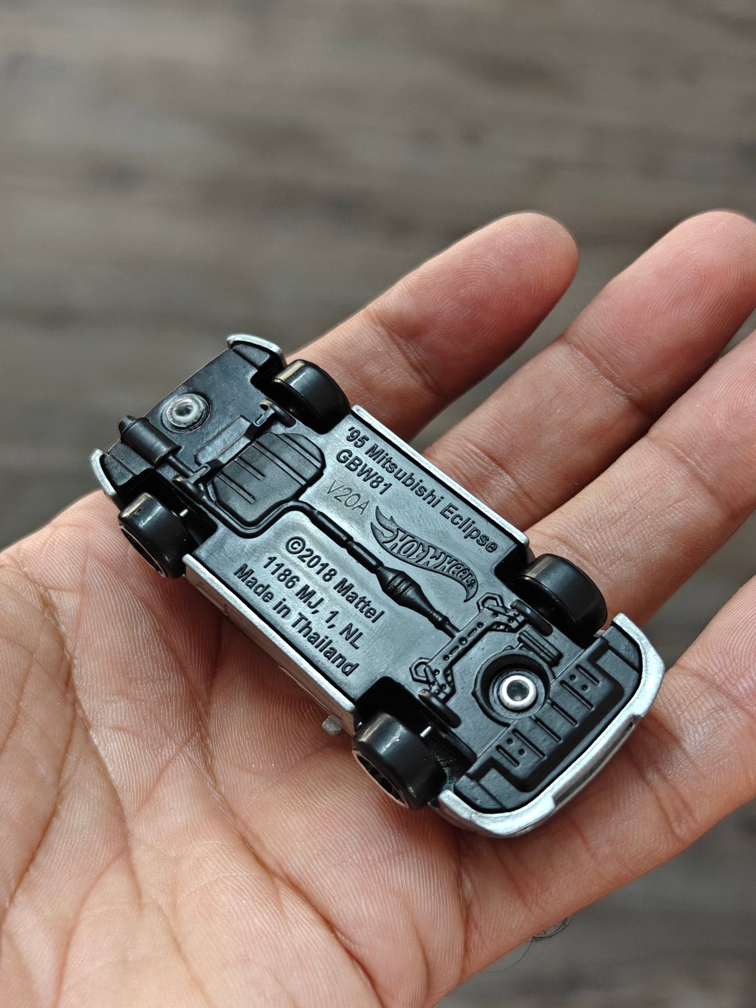 Silver Series Hot Wheels 1995 Mitsubishi Eclipse (Uncarded - New) - Kinder Logs