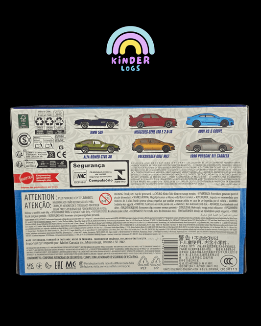 Silver Series Hot Wheels 6 Car Set (Imported) - Kinder Logs