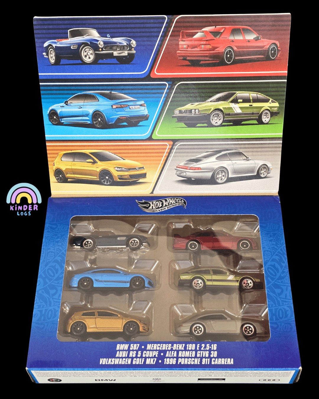 Silver Series Hot Wheels 6 Car Set (Imported) - Kinder Logs