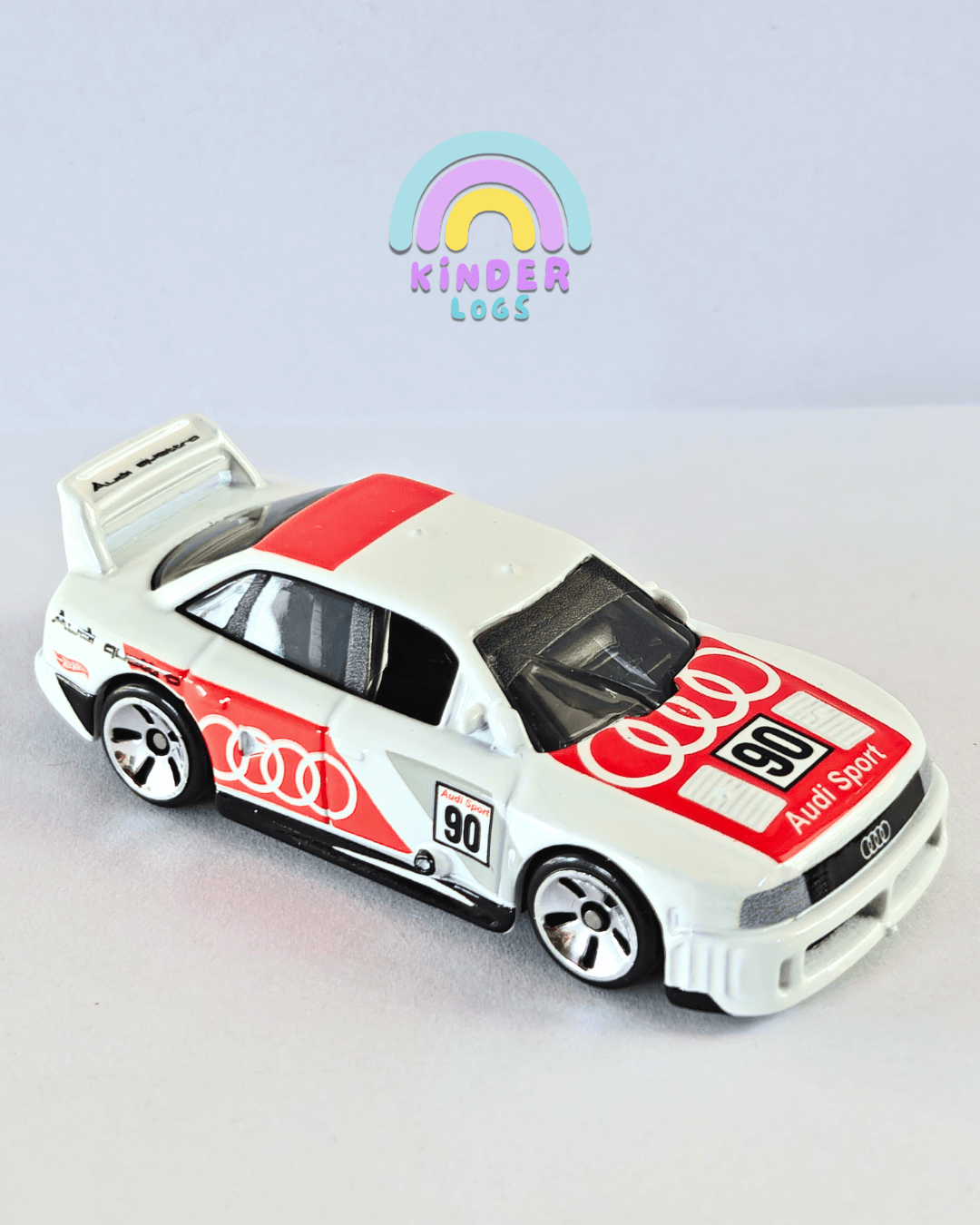 Silver Series Hot Wheels Audi 90 Quattro (Uncarded - New) - Kinder Logs