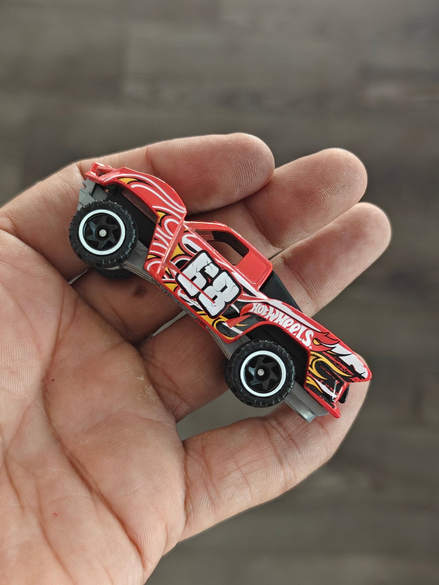 Silver Series Hot Wheels Baja Truck - Red (Uncarded - New) - Kinder Logs