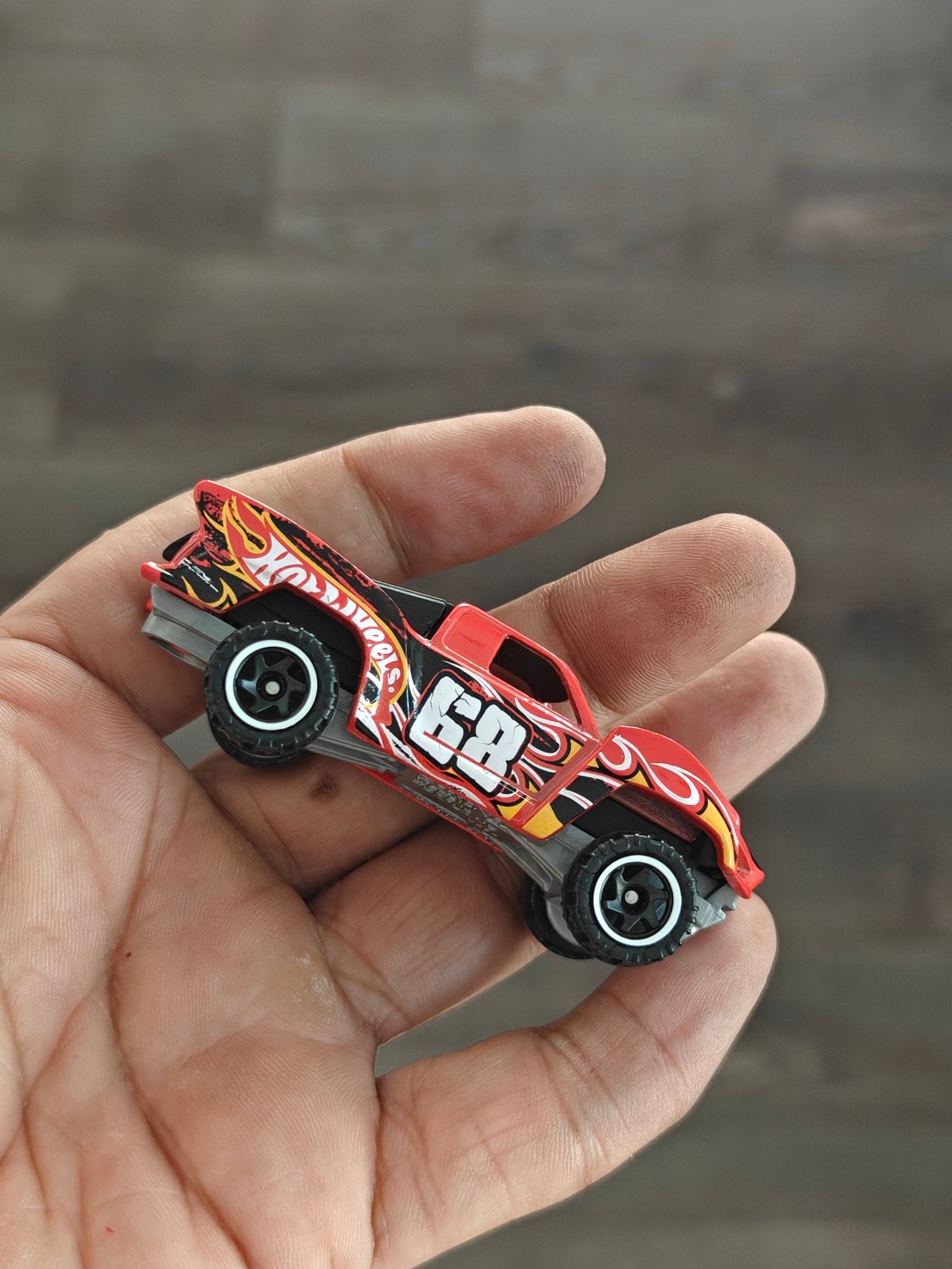 Silver Series Hot Wheels Baja Truck - Red (Uncarded - New) - Kinder Logs