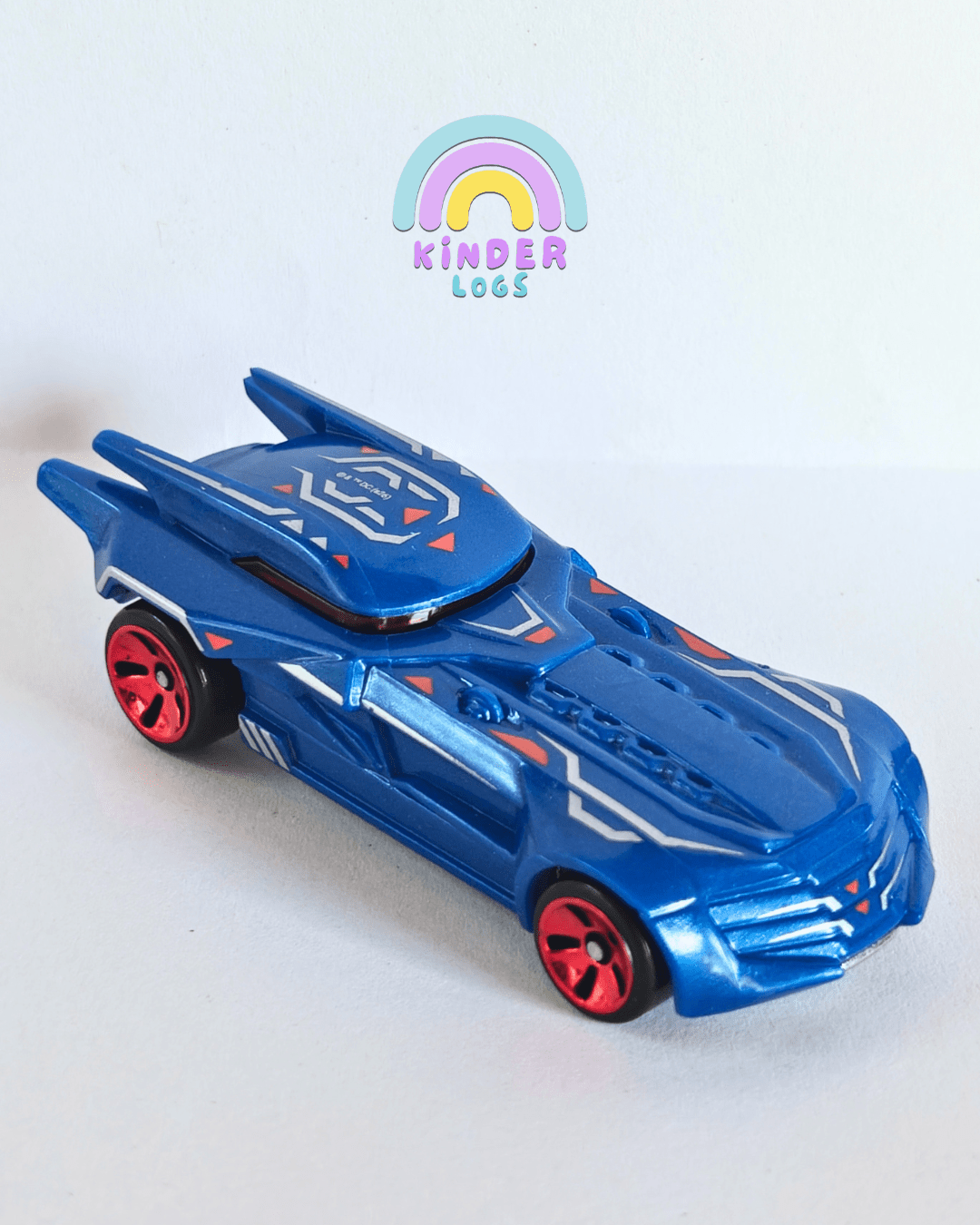 Silver Series Hot Wheels Batman Batmobile - Blue (Uncarded - New) - Kinder Logs