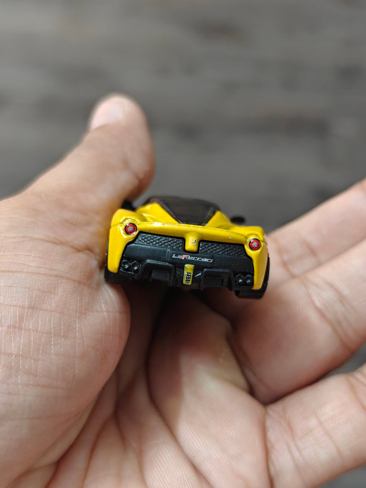 Silver Series Hot Wheels Ferrari LaFerrari - Yellow (Uncarded - New) - Kinder Logs