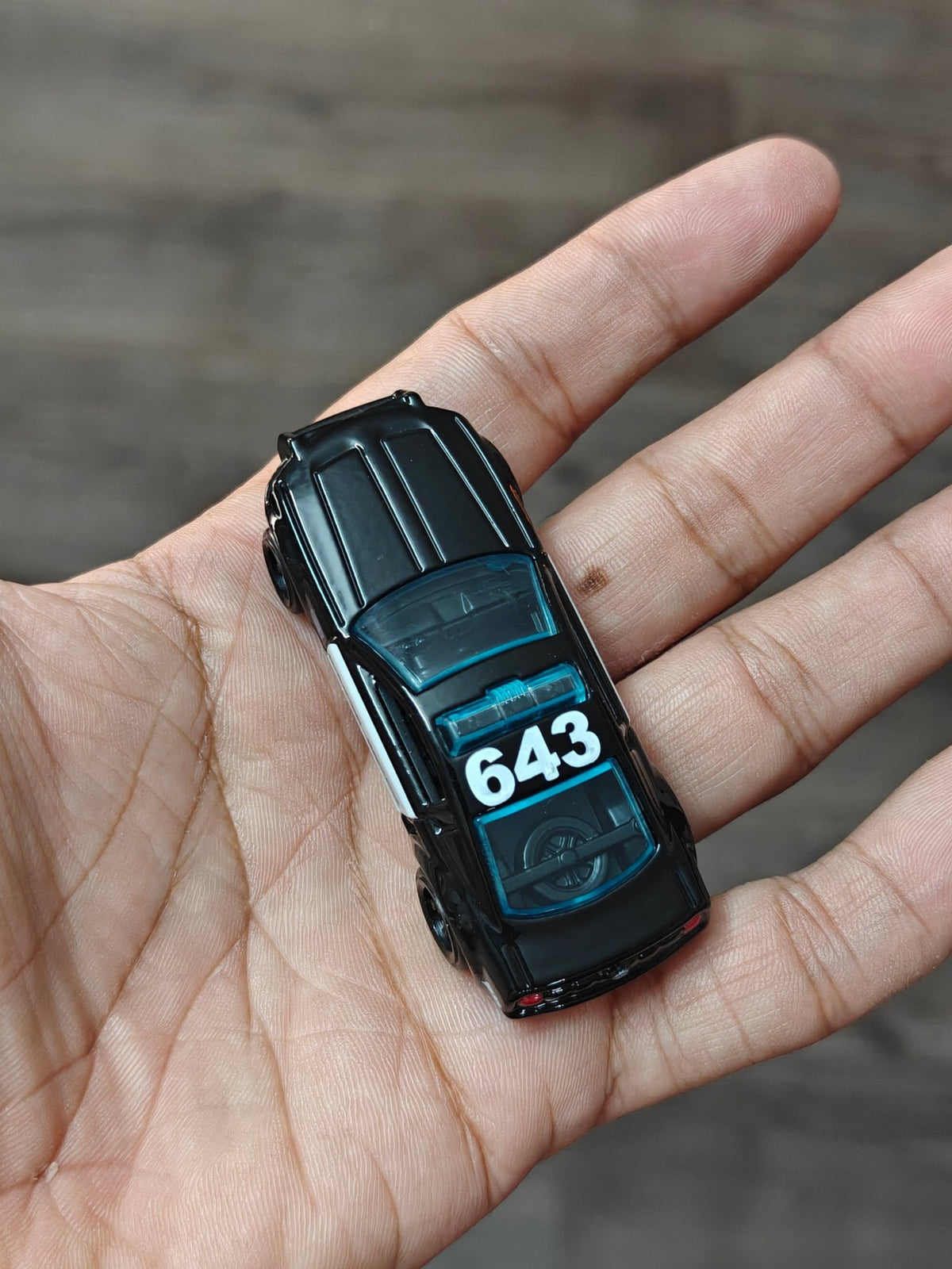 Silver Series Hot Wheels Ford Mustang GT Police - Black (Uncarded - New) - Kinder Logs