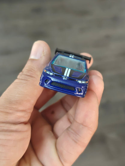 Silver Series Hot Wheels Honda Civic Si - Blue (Uncarded - New) - Kinder Logs