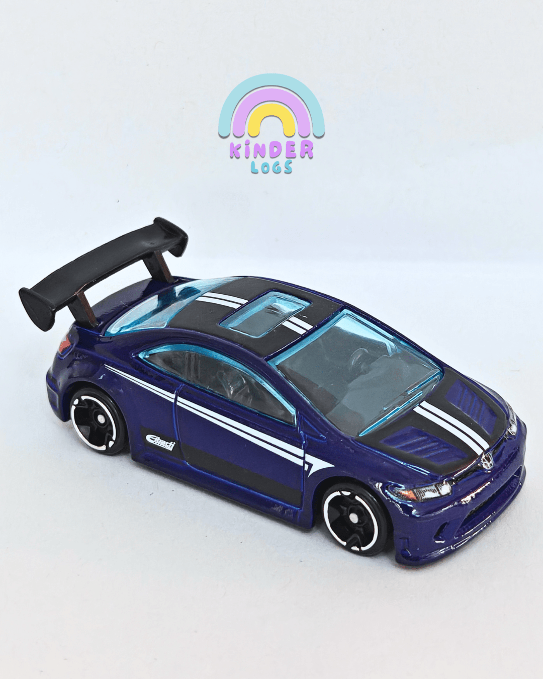 Silver Series Hot Wheels Honda Civic Si - Blue (Uncarded - New) - Kinder Logs
