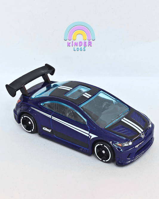 Silver Series Hot Wheels Honda Civic Si - Blue (Uncarded - New) - Kinder Logs