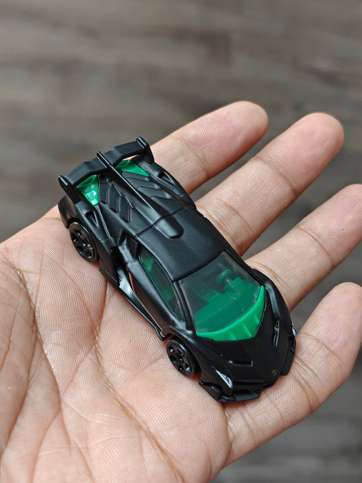 Silver Series Hot Wheels Lamborghini Veneno - Black (Uncarded - New) - Kinder Logs
