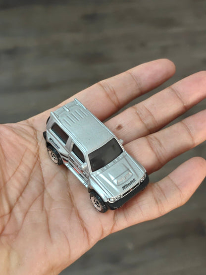 Silver Series Hot Wheels Mitsubishi Pajero Evolution - Silver (Uncarded - New) - Kinder Logs