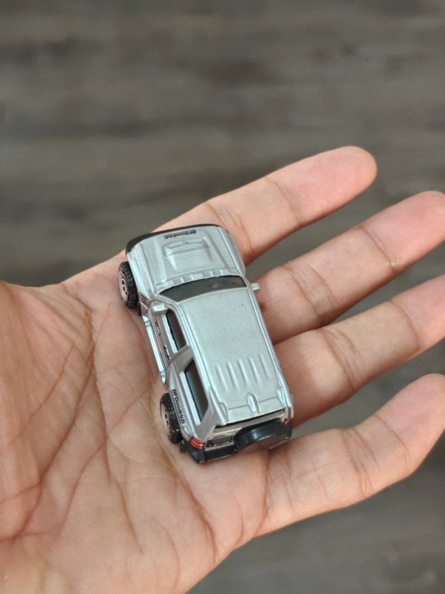 Silver Series Hot Wheels Mitsubishi Pajero Evolution - Silver (Uncarded - New) - Kinder Logs