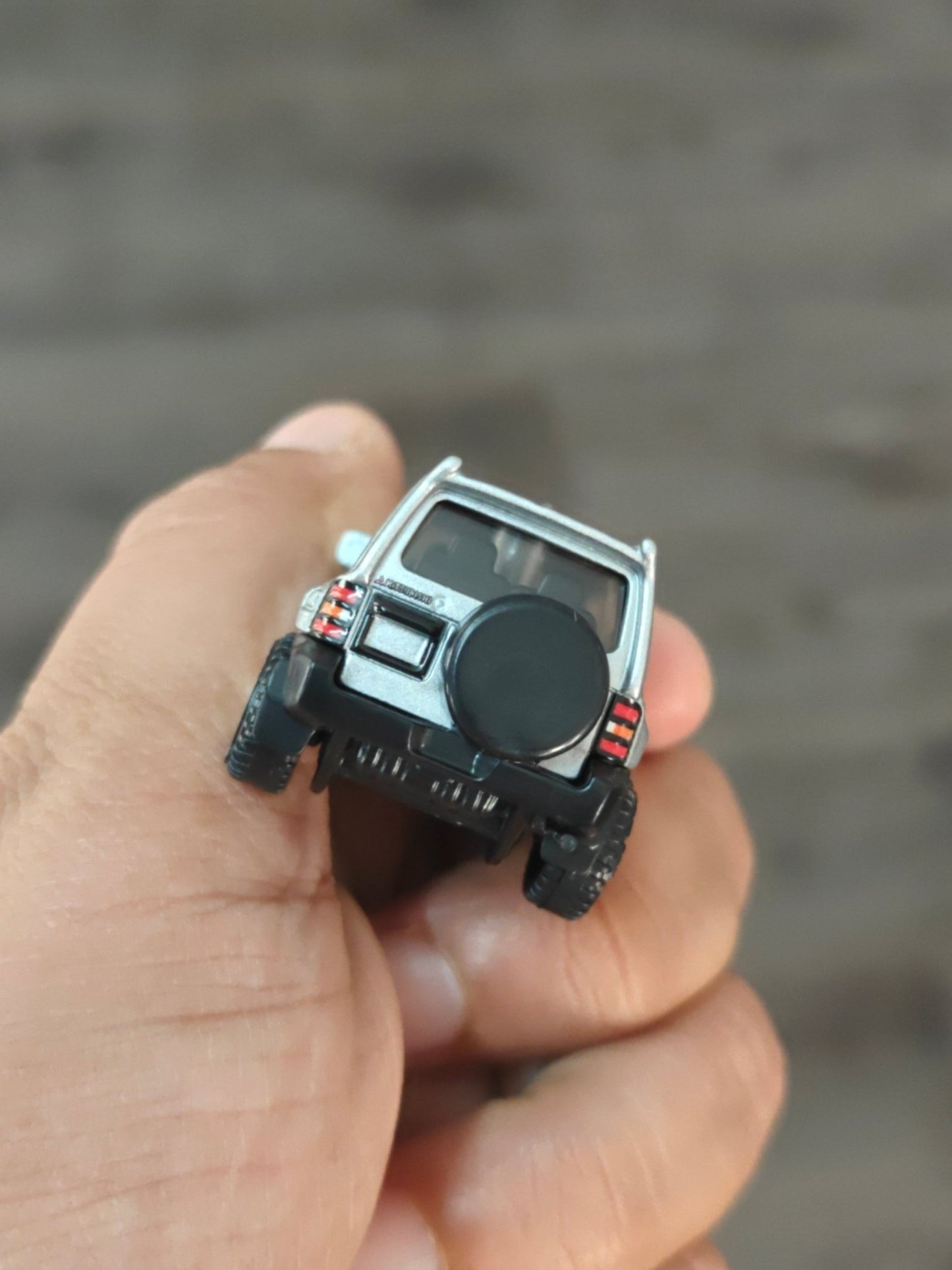 Silver Series Hot Wheels Mitsubishi Pajero Evolution - Silver (Uncarded - New) - Kinder Logs