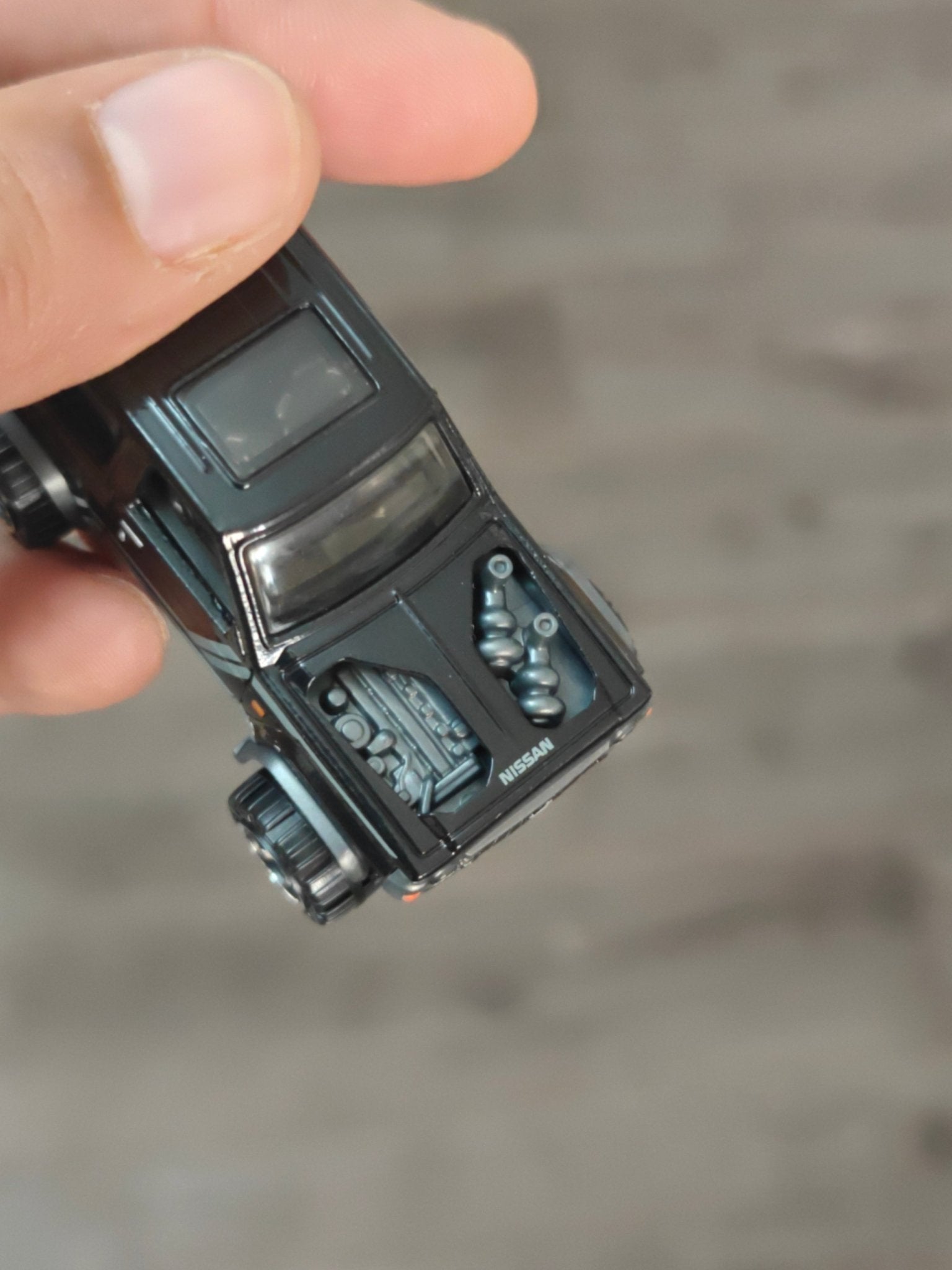 Silver Series Hot Wheels Nissan Patrol Custom - Black (Uncarded - New) - Kinder Logs