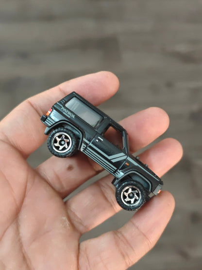 Silver Series Hot Wheels Nissan Patrol Custom - Black (Uncarded - New) - Kinder Logs