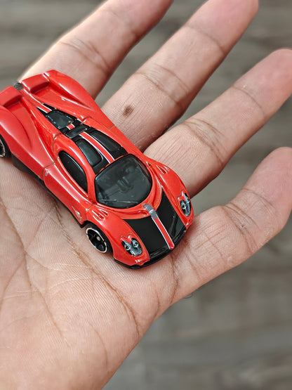 Silver Series Hot Wheels Pagani Utopia - Red (Uncarded - New) - Kinder Logs