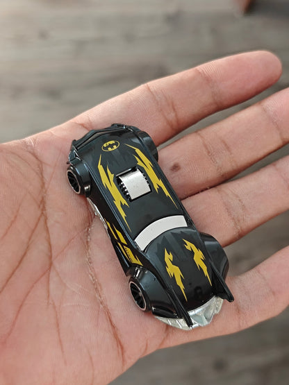 Silver Series Hot Wheels 'The Batman' Batmobile - Black (Uncarded - New) - Kinder Logs