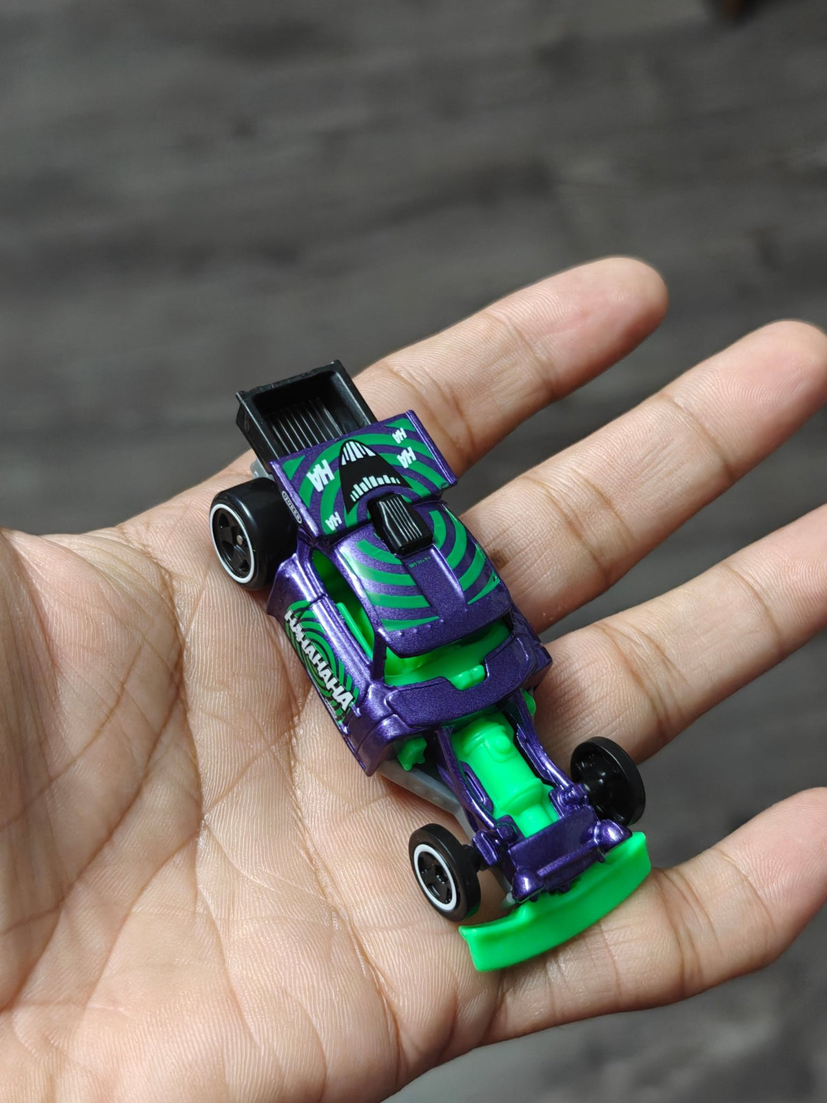 Silver Series Hot Wheels 'The Joker' Aristo Rat - Purple (Uncarded - New) - Kinder Logs
