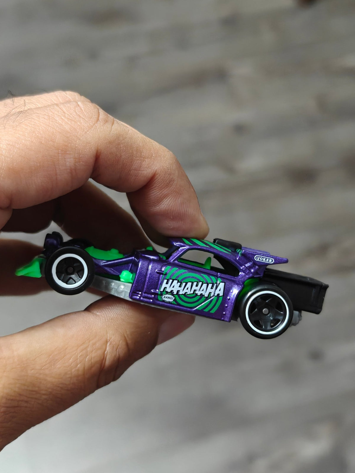 Silver Series Hot Wheels 'The Joker' Aristo Rat - Purple (Uncarded - New) - Kinder Logs