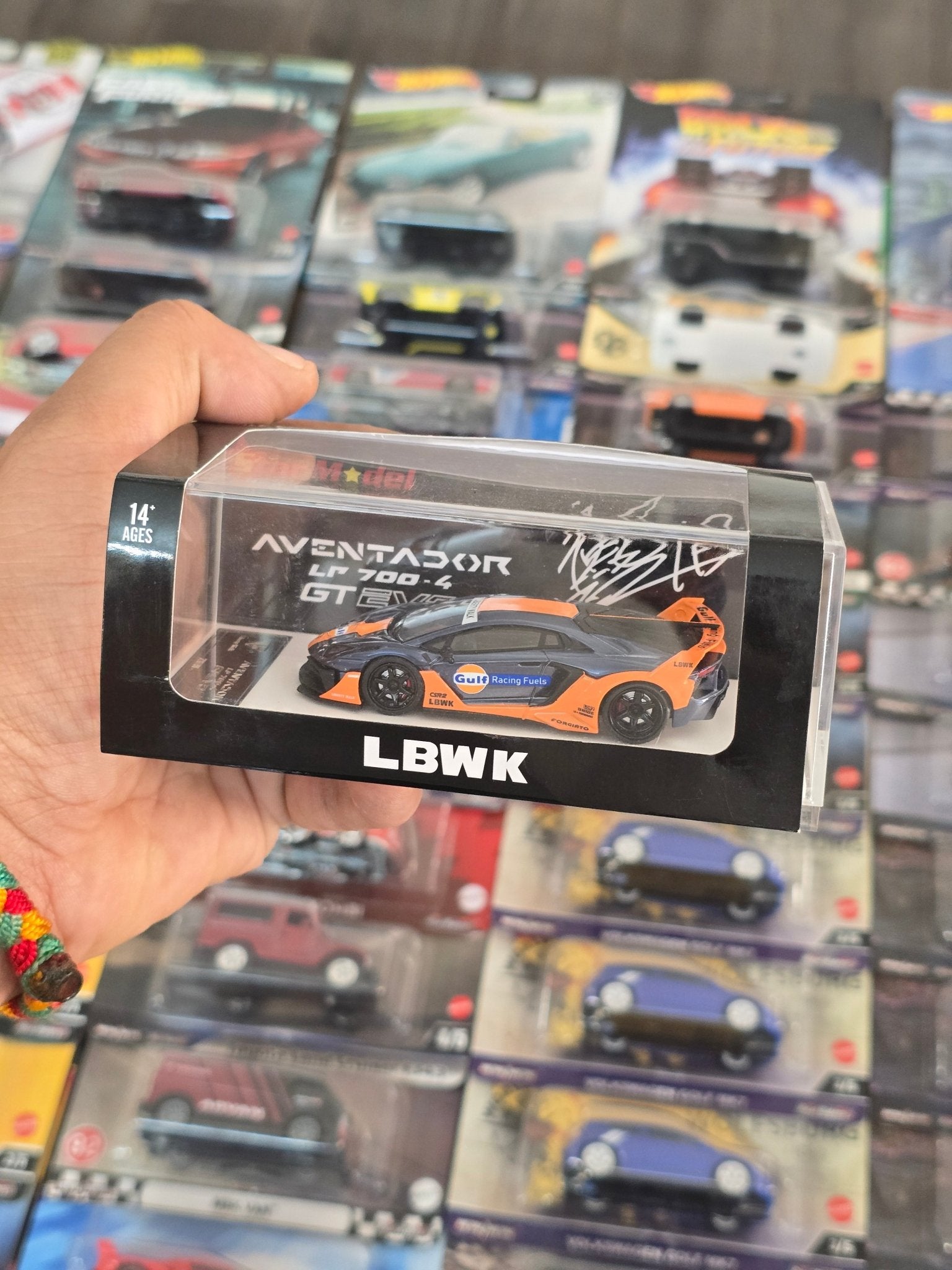 Star Model Lamborghini LBWK LP700 - 4 Aventador GT EVO Gulf Edition - Kinder Logs