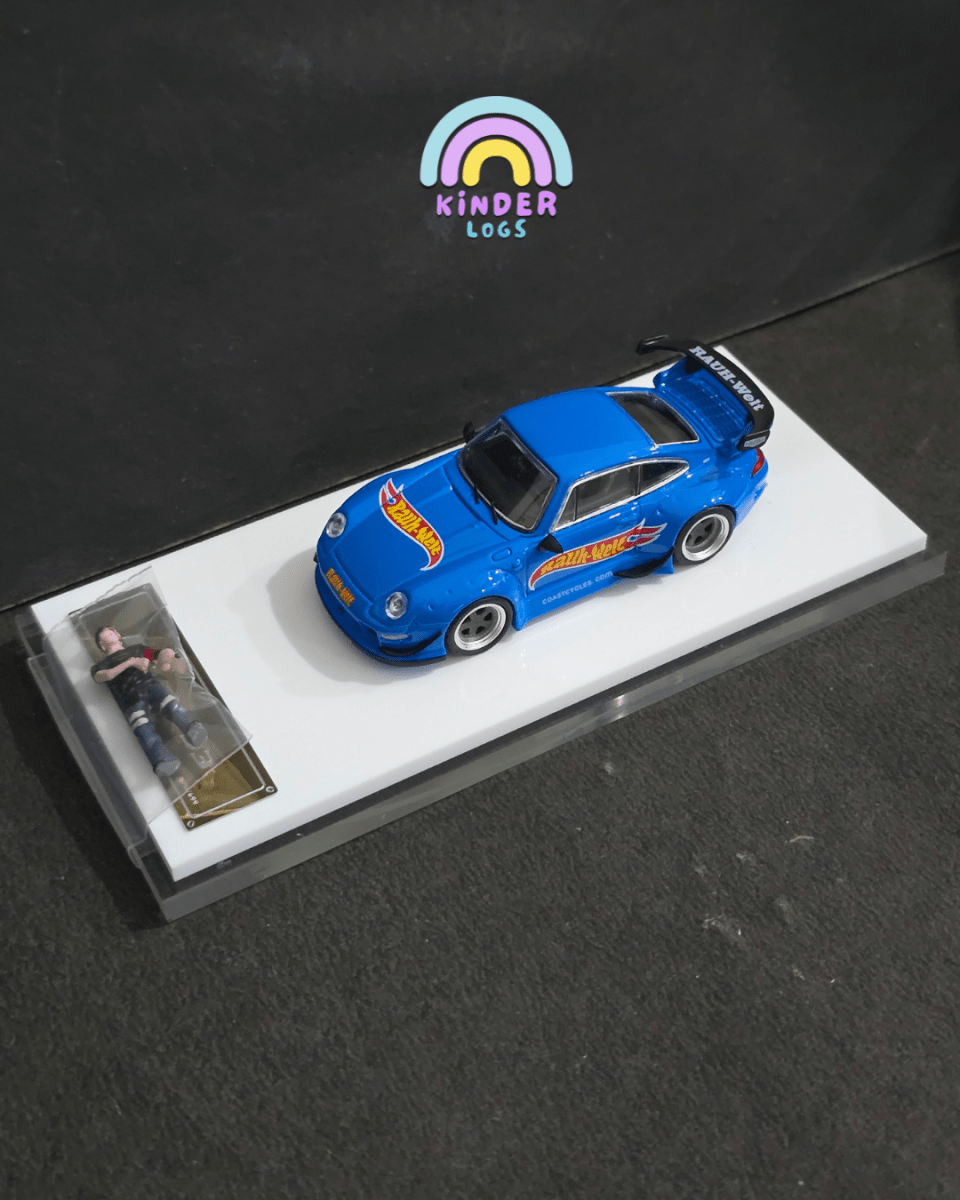 Star Model Porsche 993 RWB GT Wing With Figure - Kinder Logs