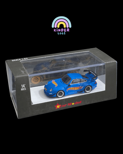 Star Model Porsche 993 RWB GT Wing With Figure - Kinder Logs