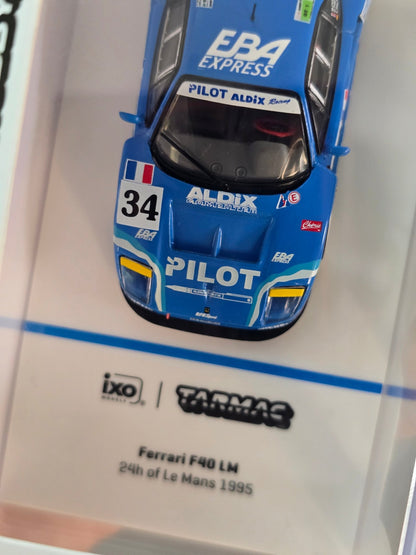 Tarmac Works IXO Ferrari F40 LM - 24h of Le Mans 1995 - Kinder Logs