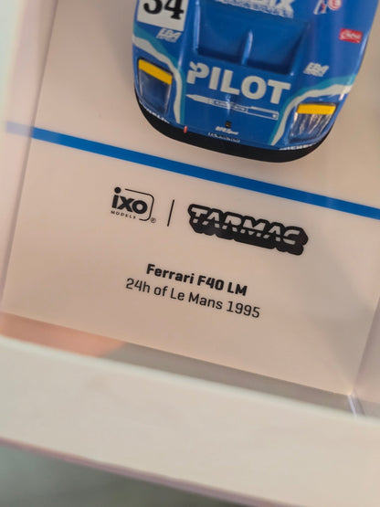 Tarmac Works IXO Ferrari F40 LM - 24h of Le Mans 1995 - Kinder Logs