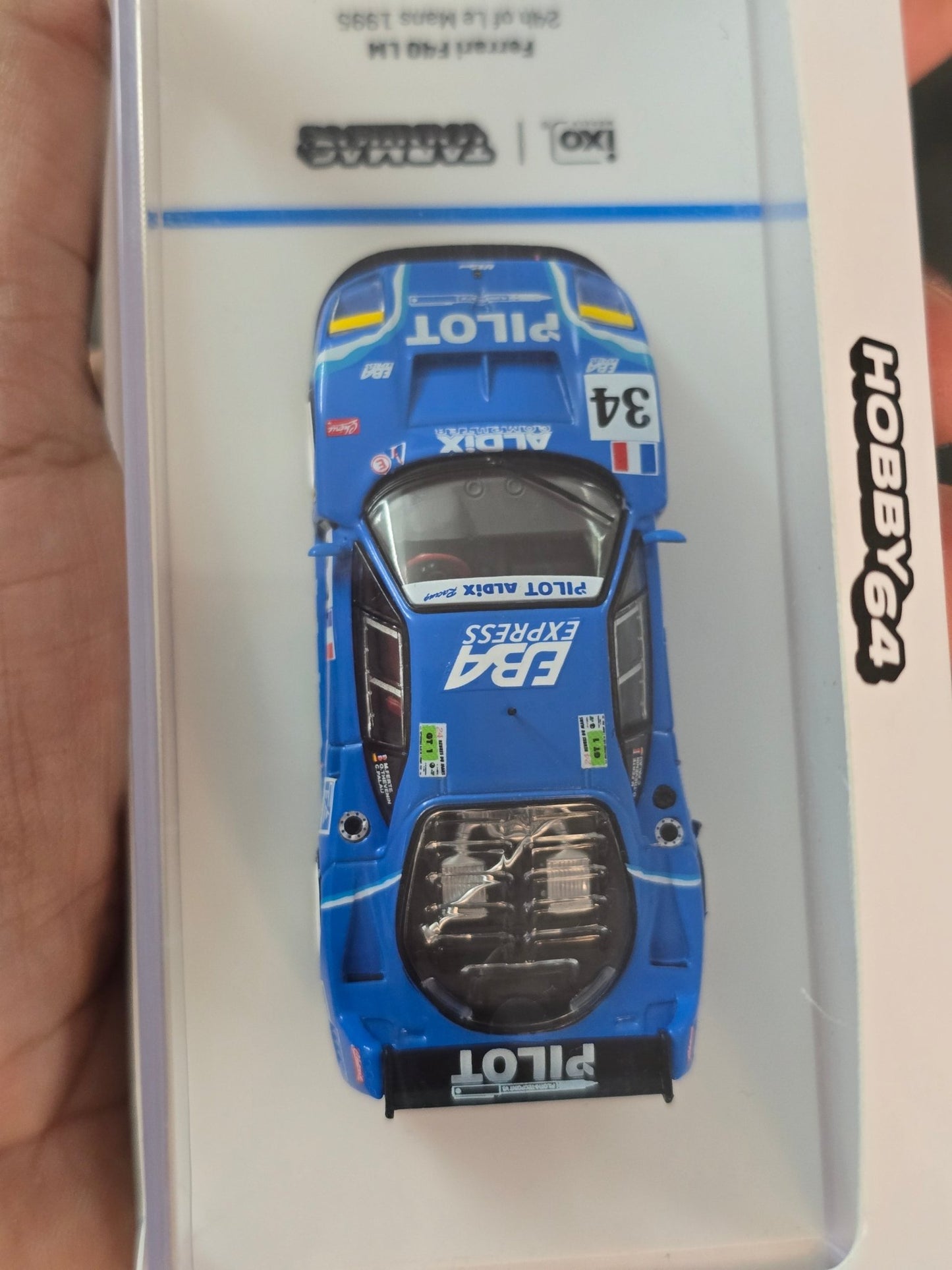 Tarmac Works IXO Ferrari F40 LM - 24h of Le Mans 1995 - Kinder Logs