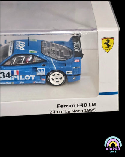 Tarmac Works IXO Ferrari F40 LM - 24h of Le Mans 1995 - Kinder Logs