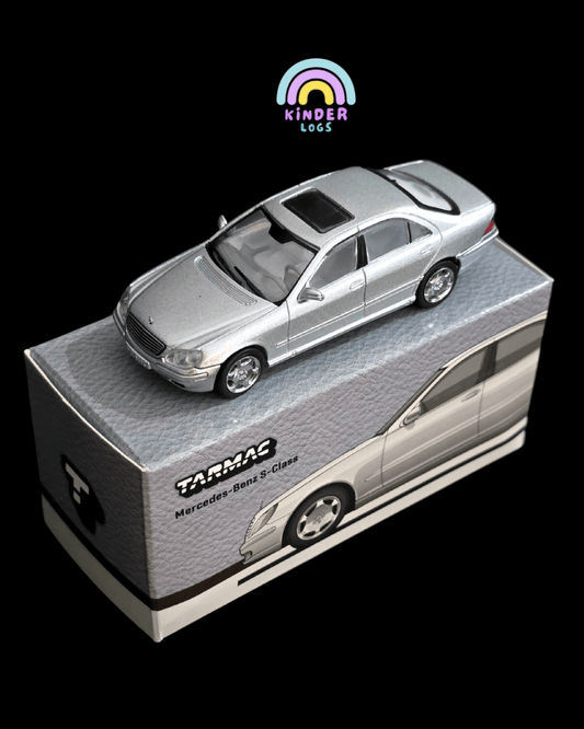 Tarmac Works Mercedes - Benz S - Class - Silver (Open Box) - Kinder Logs