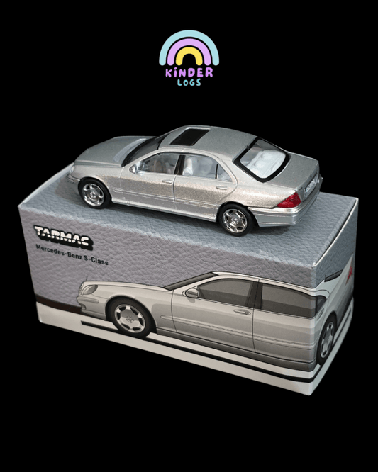 Tarmac Works Mercedes - Benz S - Class - Silver (Open Box) - Kinder Logs