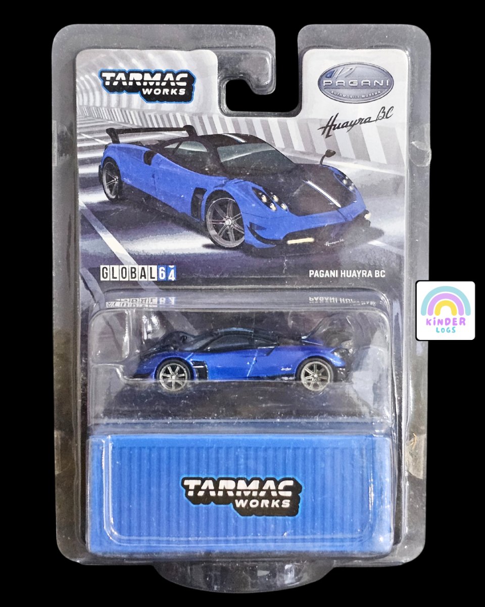 Tarmac Works Pagani Huayra BC Blu Francia - Kinder Logs