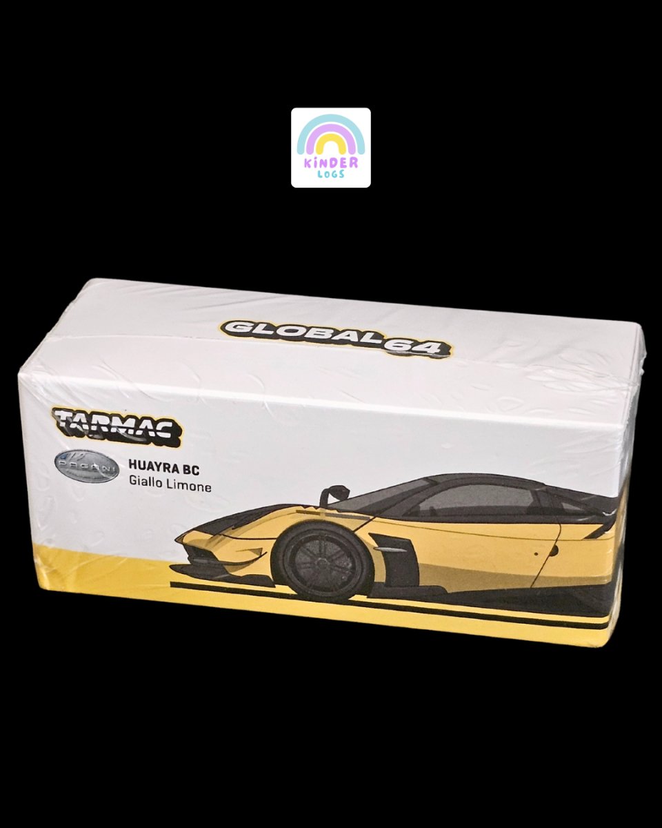 Tarmac Works Pagani Huayra BC Giallo Limone - Kinder Logs