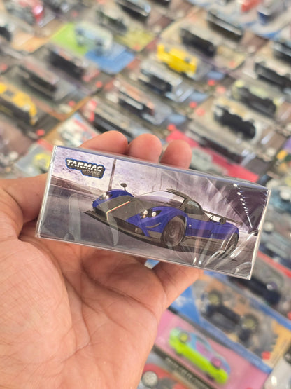 Tarmac Works Pagani Zonda Cinque Blu Francia - Kinder Logs
