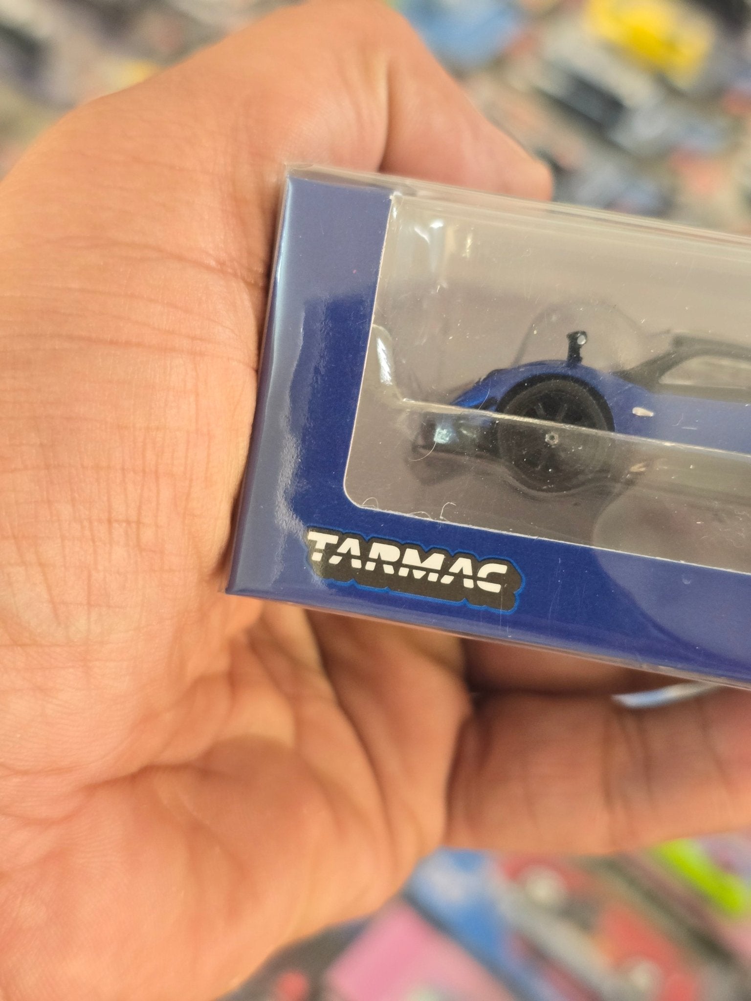 Tarmac Works Pagani Zonda Cinque Blu Francia - Kinder Logs