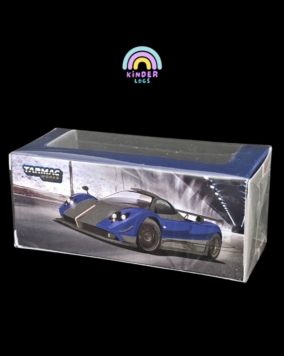 Tarmac Works Pagani Zonda Cinque Blu Francia - Kinder Logs