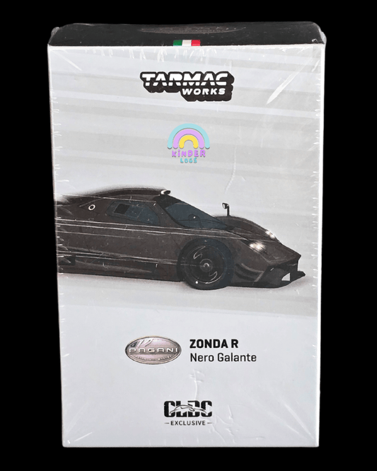 Tarmac Works Pagani Zonda R - Nero Galante (CLDC Exclusive) - Kinder Logs