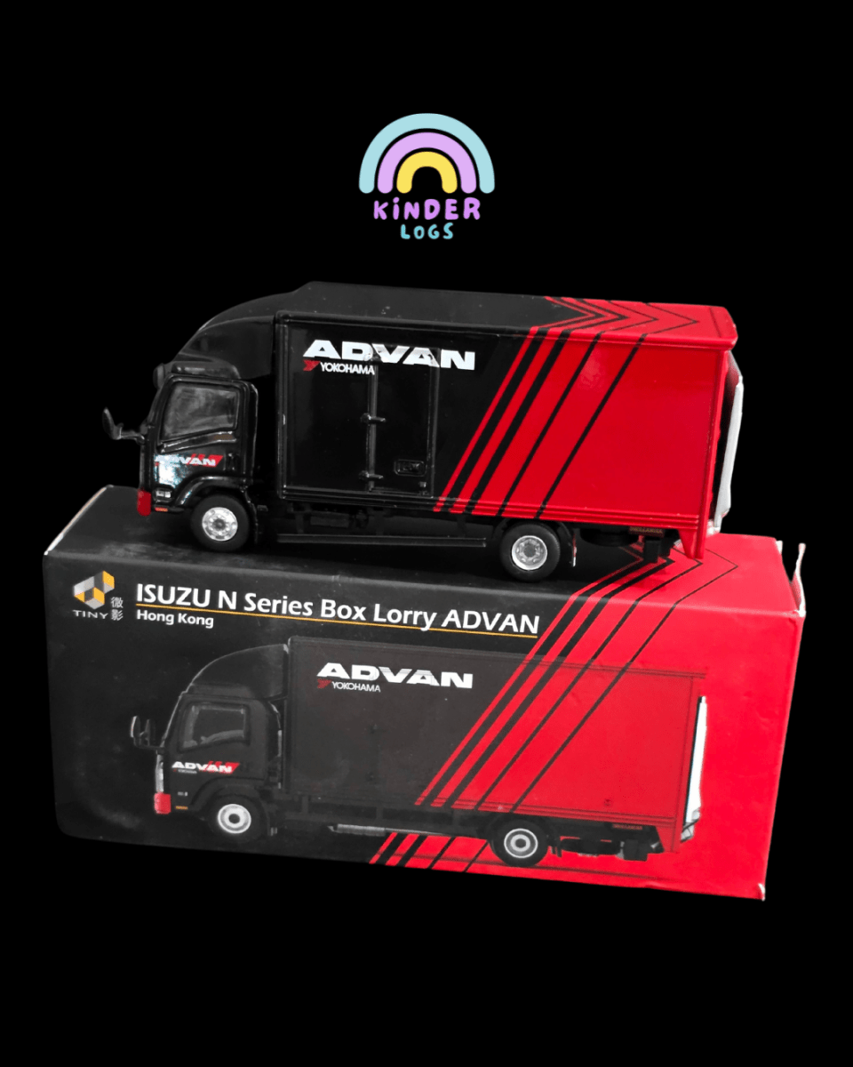Tiny City Isuzu N Series Box Lorry Advan Edition - Kinder Logs
