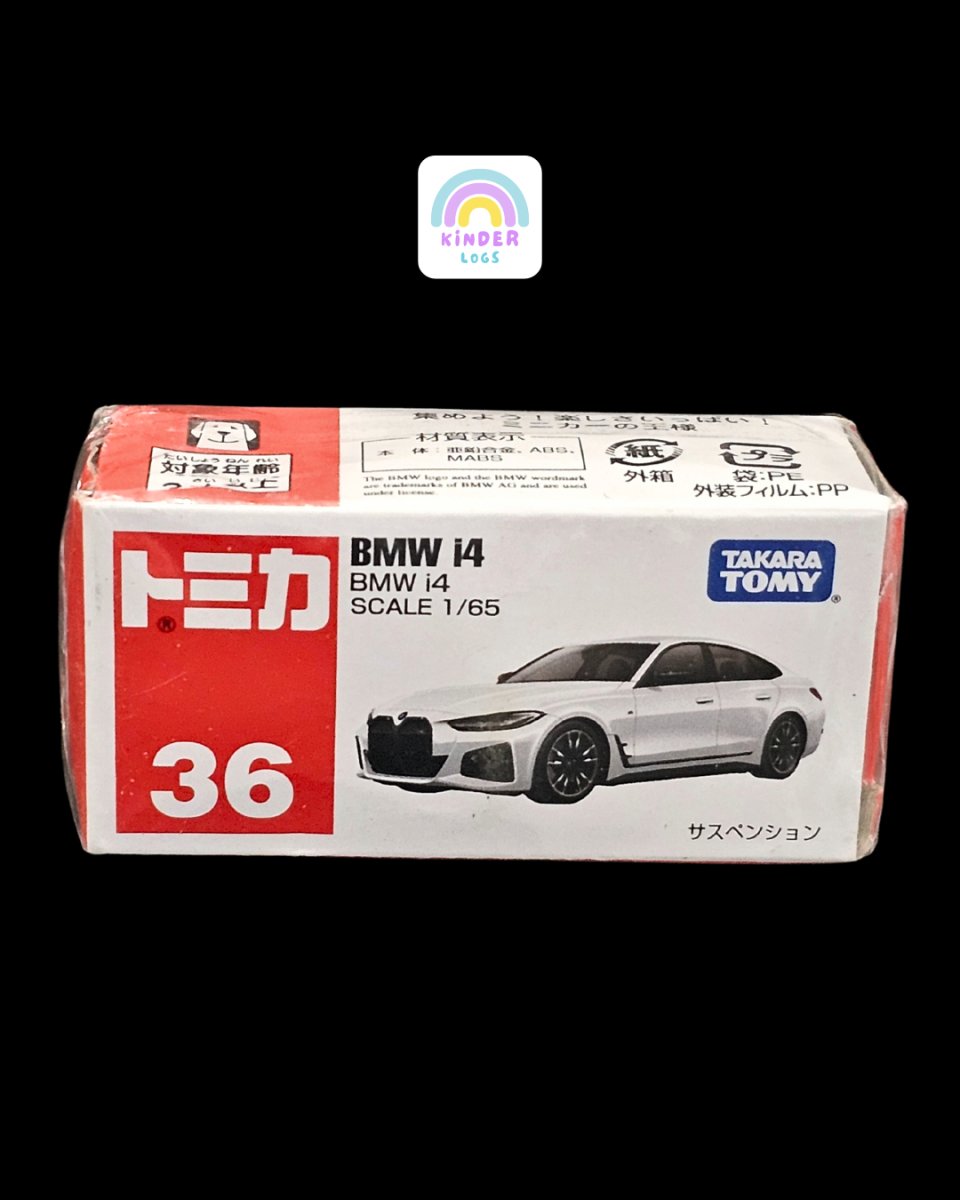 Tomica BMW i4 Sedan Car (Model No 36) - Kinder Logs