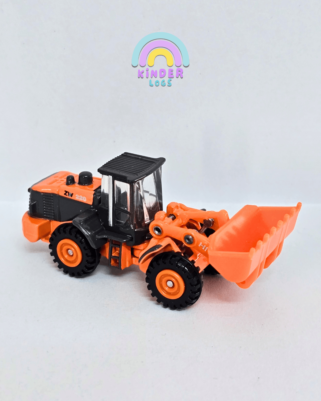 Tomica Hitachi Wheel Loader ZW220 (Uncarded - New) - Kinder Logs