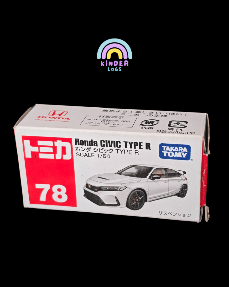 Tomica Honda Civic Type R (Model No 78) - Open Box - Kinder Logs