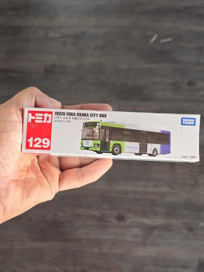 Tomica Isuzu Elga Osaka City Bus (Tomica 129) - Kinder Logs